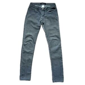 Cello Jeans Grey Straight Leg Low Rise - Size 7